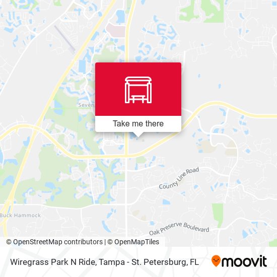 Wiregrass Park N Ride map