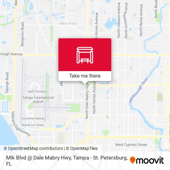 Mapa de Mlk Blvd @ Dale Mabry Hwy