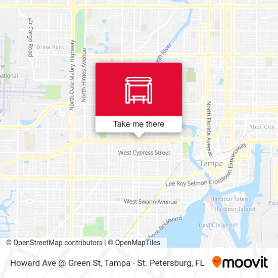 Howard Ave @ Green St map