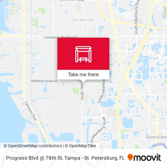 Mapa de Progress Blvd @ 78th St