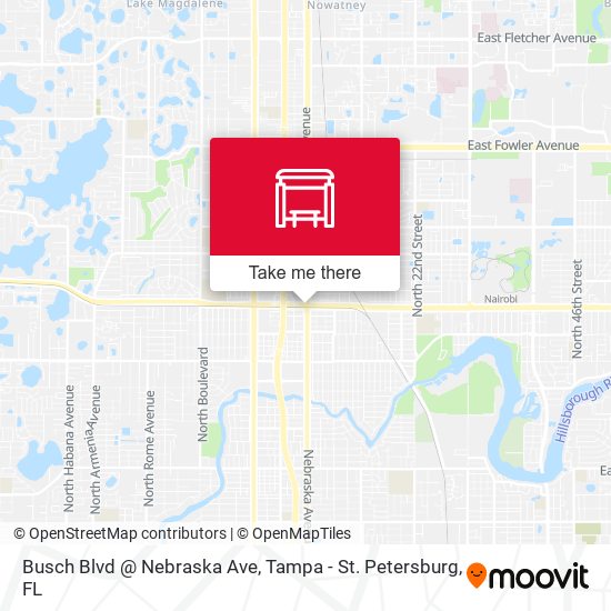 Busch Blvd @ Nebraska Ave map