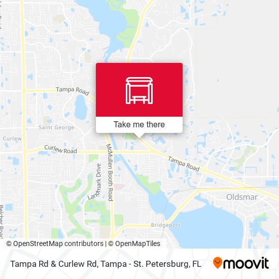 Mapa de Tampa Rd & Curlew Rd