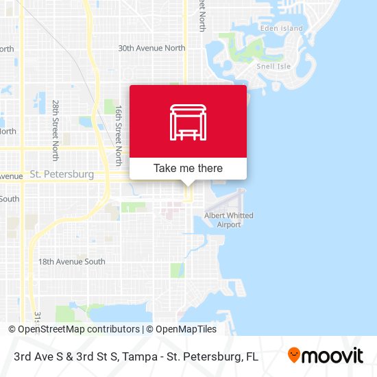 Mapa de 3rd Ave S & 3rd St S