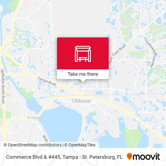 Commerce Blvd & #445 map