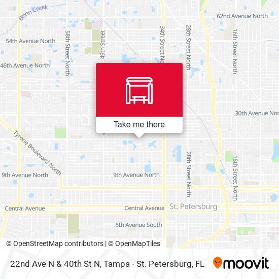 Mapa de 22nd Ave N & 40th St N