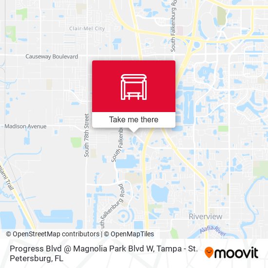 Mapa de Progress Blvd @ Magnolia Park Blvd W