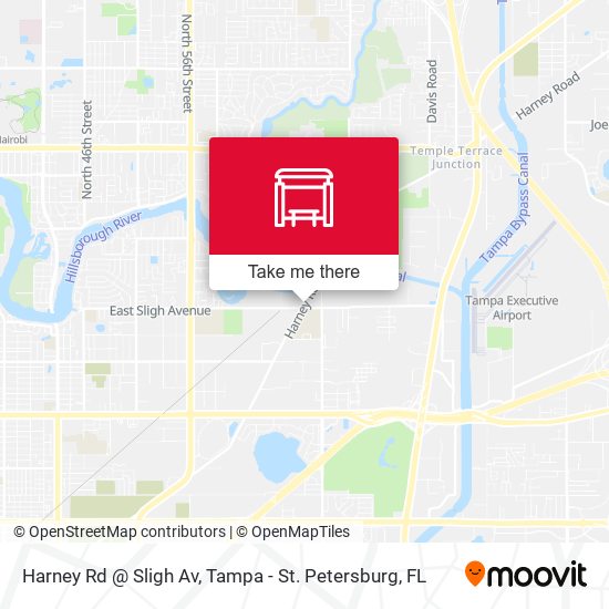 Harney Rd @ Sligh Av map