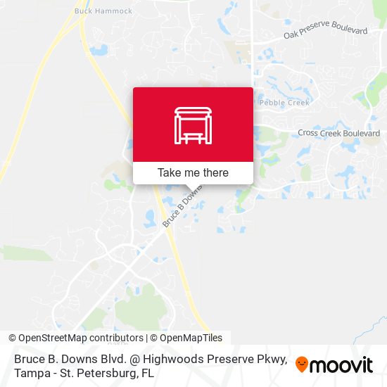 Bruce B. Downs Blvd. @ Highwoods Preserve Pkwy map