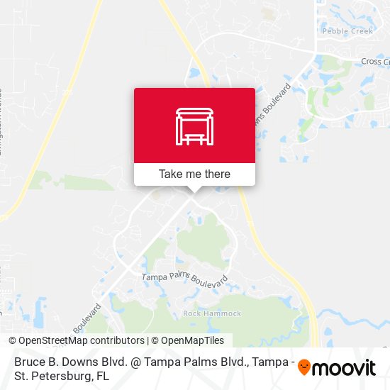 Bruce B. Downs Blvd. @ Tampa Palms Blvd. map