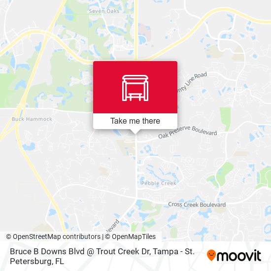 Bruce B Downs Blvd @ Trout Creek Dr map