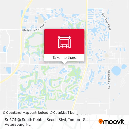 Mapa de Sr 674 @ South Pebble Beach Blvd