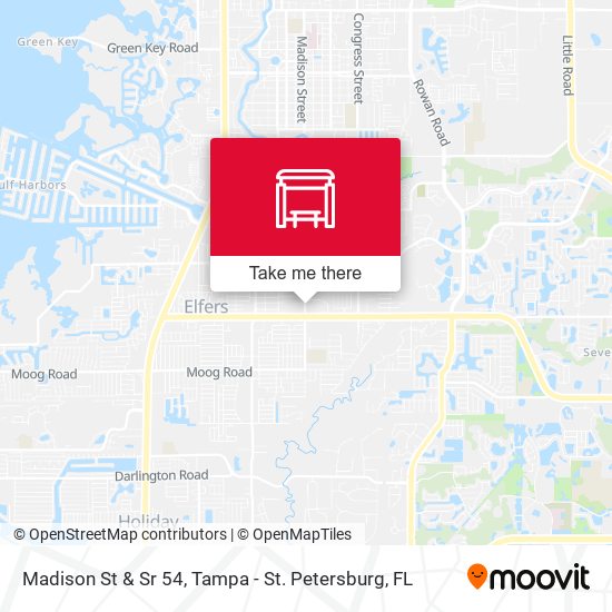 Madison St & Sr 54 map