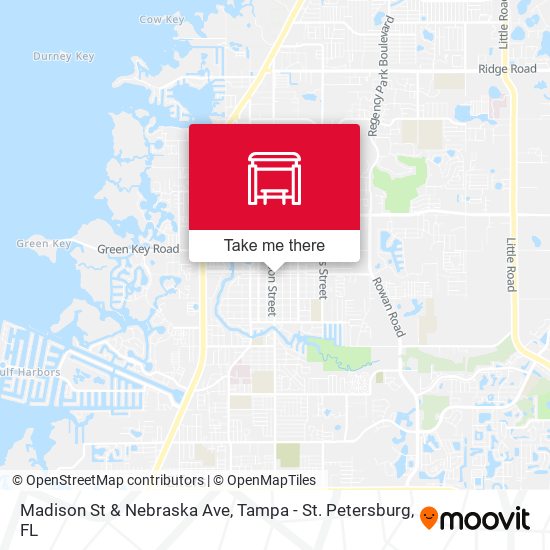 Madison St & Nebraska Ave map