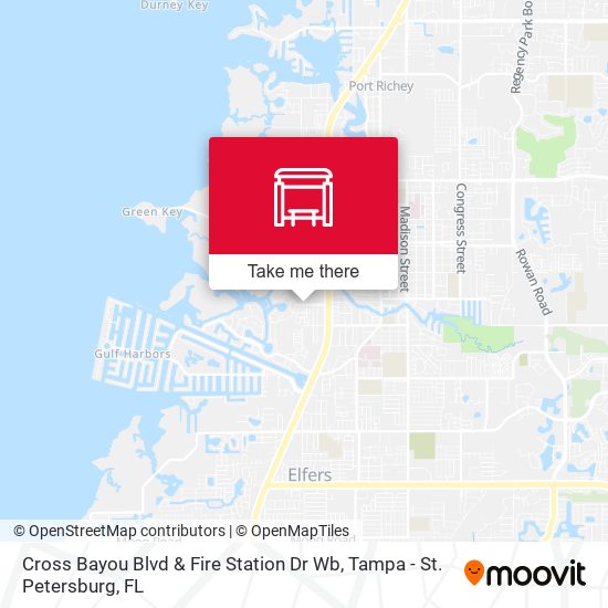 Mapa de Cross Bayou Blvd & Fire Station Dr Wb