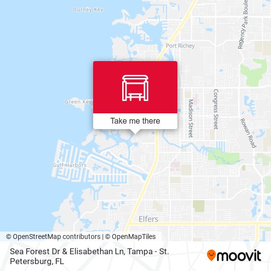 Sea Forest Dr & Elisabethan Ln map