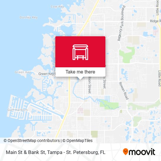 Main St & Bank St map