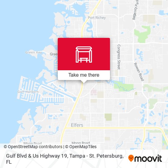 Mapa de Gulf Blvd & Us Highway 19