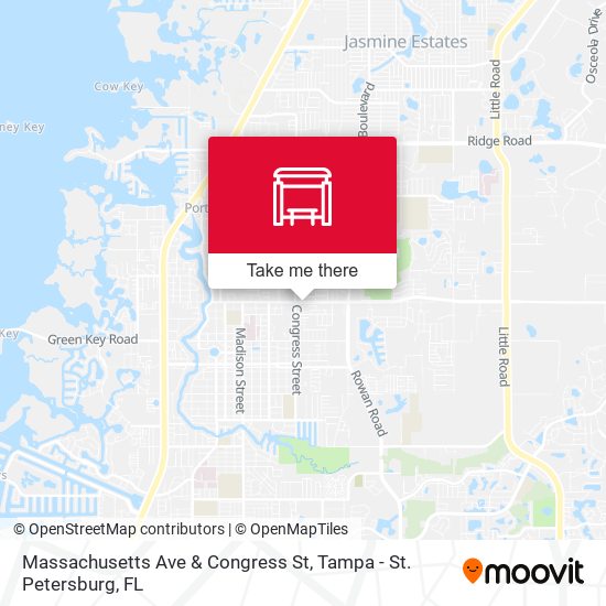 Mapa de Massachusetts Ave & Congress St