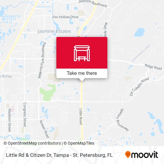 Little Rd & Citizen Dr map