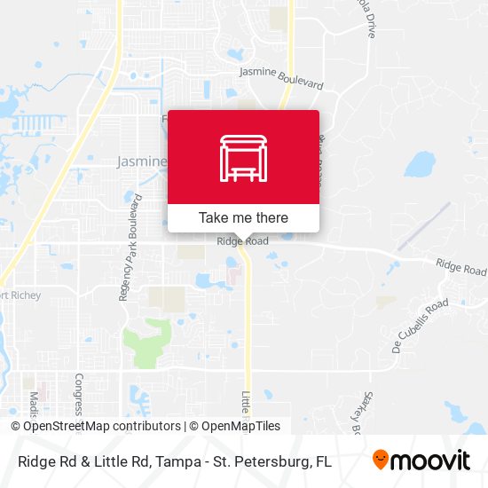 Ridge Rd & Little Rd map