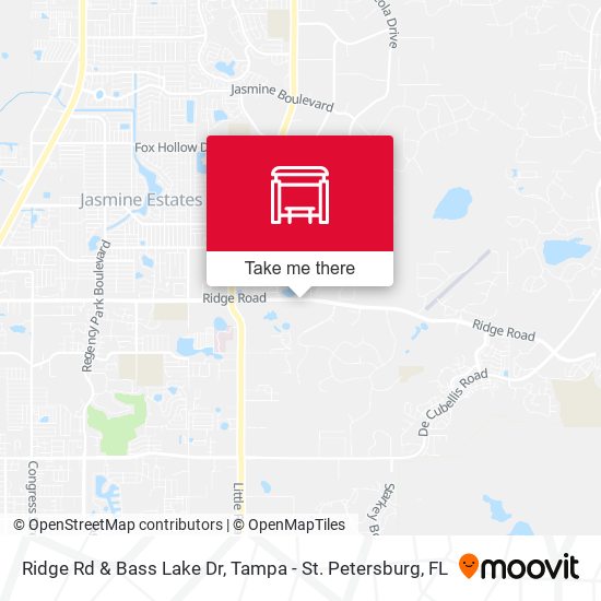 Mapa de Ridge Rd & Bass Lake Dr