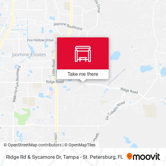 Mapa de Ridge Rd & Sycamore Dr