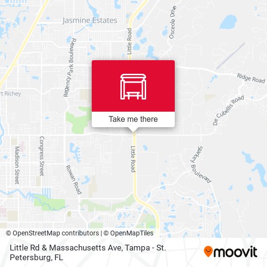 Mapa de Little Rd & Massachusetts Ave