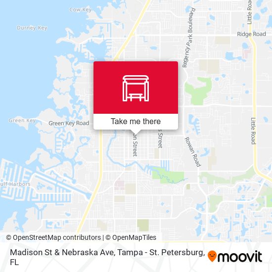 Madison St & Nebraska Ave map