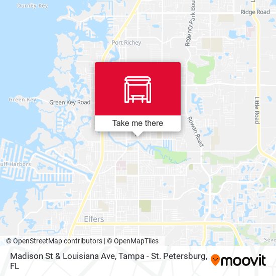 Madison St & Louisiana Ave map
