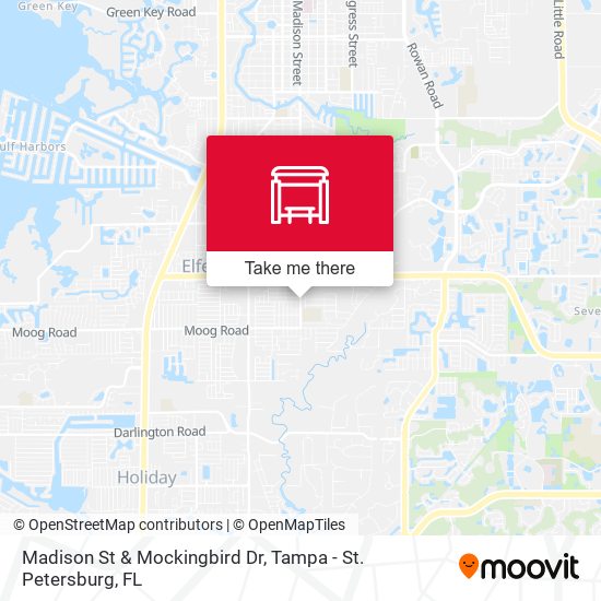 Madison St & Mockingbird Dr map