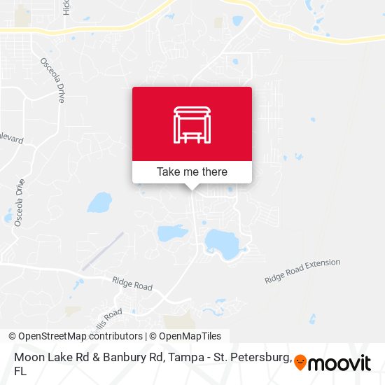 Moon Lake Rd & Banbury Rd map