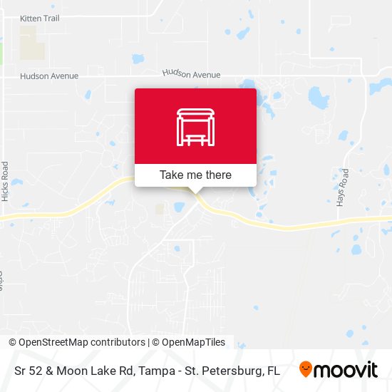 Sr 52 & Moon Lake Rd map