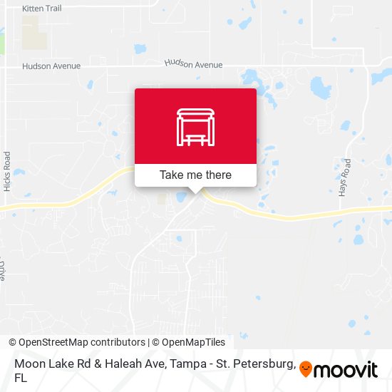 Mapa de Moon Lake Rd & Haleah Ave