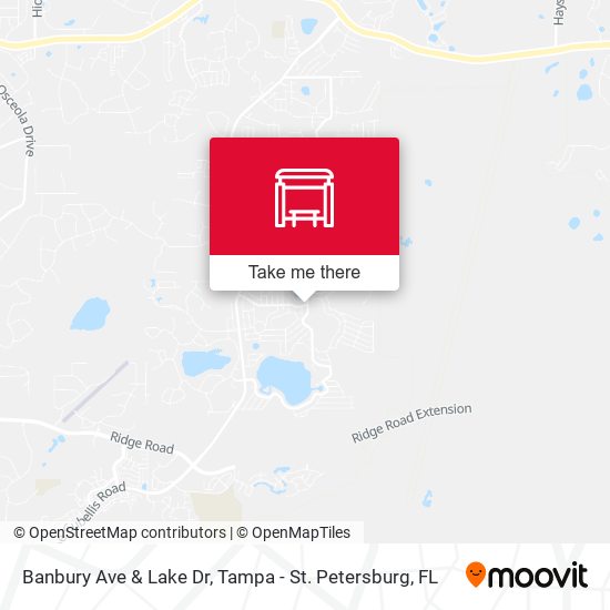 Banbury Ave & Lake Dr map