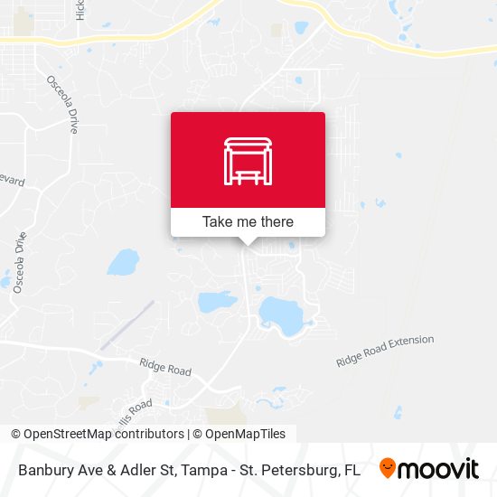 Mapa de Banbury Ave & Adler St