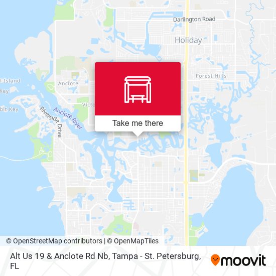 Mapa de Alt Us 19 & Anclote Rd Nb