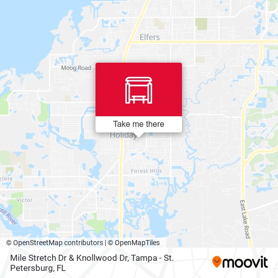 Mile Stretch Dr & Knollwood Dr map