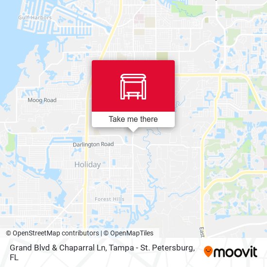 Mapa de Grand Blvd & Chaparral Ln