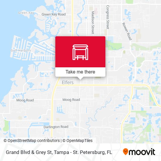 Mapa de Grand Blvd & Grey St