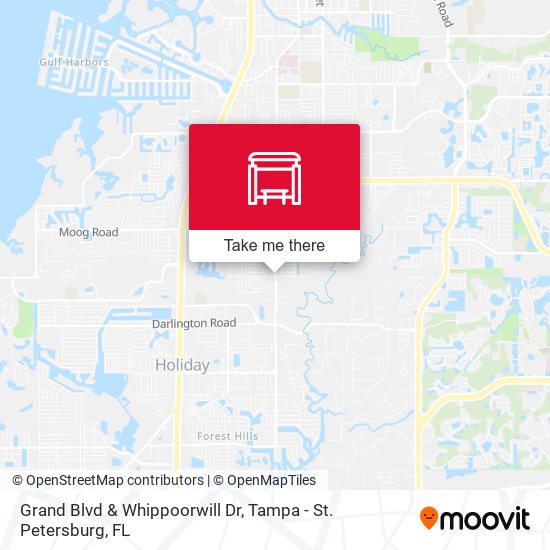 Grand Blvd & Whippoorwill Dr map