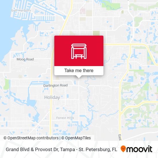 Grand Blvd & Provost Dr map