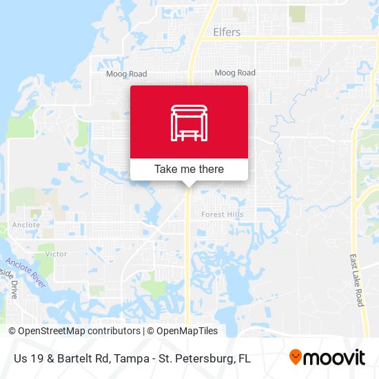 Mapa de Us 19 & Bartelt Rd