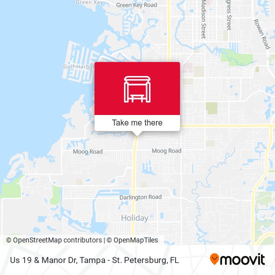 Us 19 & Manor Dr map