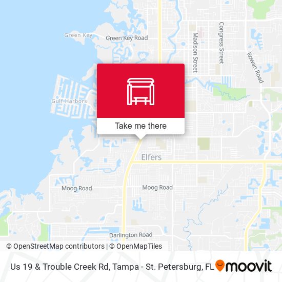 Mapa de Us 19 & Trouble Creek Rd