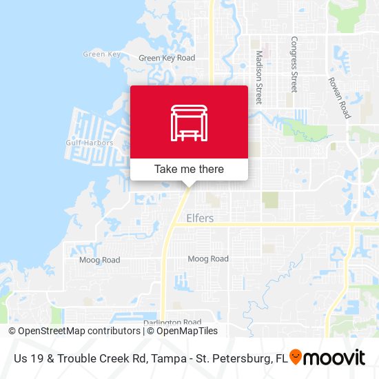 Mapa de Us 19 & Trouble Creek Rd