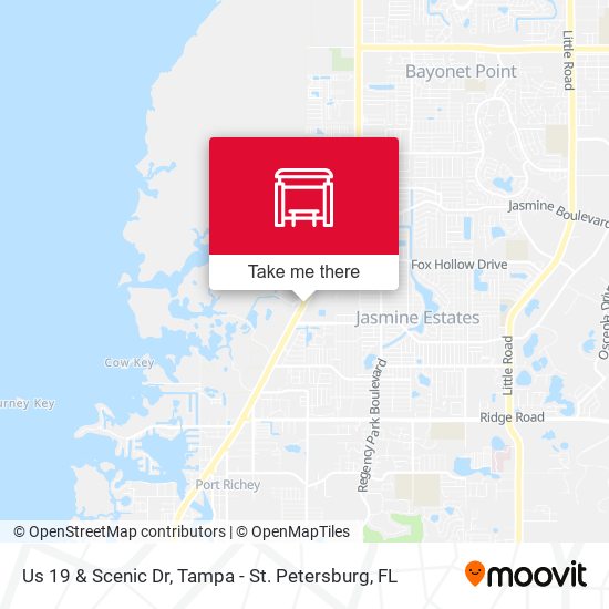 Mapa de Us 19 & Scenic Dr