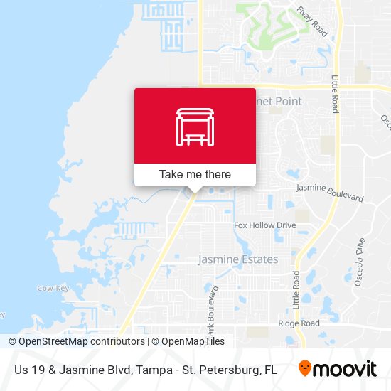 Us 19 & Jasmine Blvd map