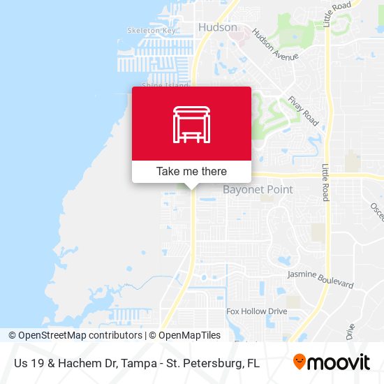 Us 19 & Hachem Dr map