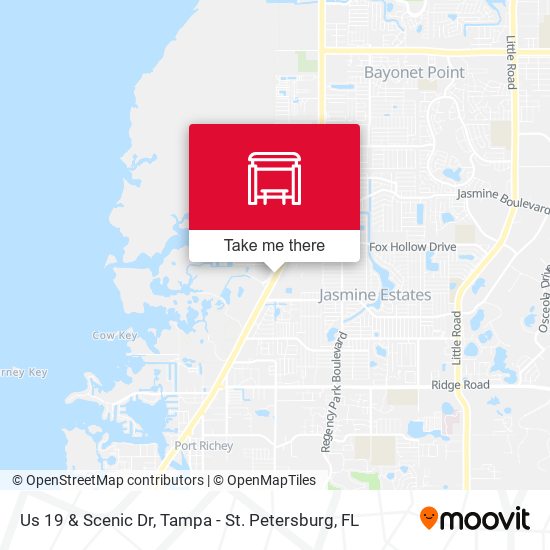 Us 19 & Scenic Dr map