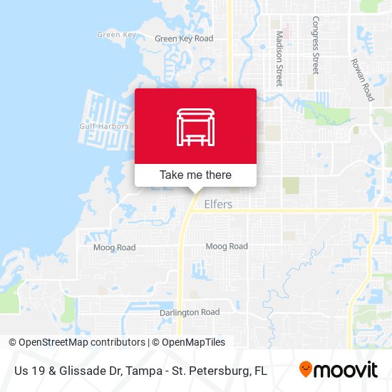 Us 19 & Glissade Dr map